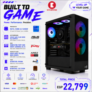 Intel i5-12400F Gaming PC (RX 580 8GB,8GB DDR4, SSD 128)