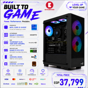Intel i5-14400F Gaming PC (RX 2070 8GB,16GB DDR5 RAM, SSD 128)