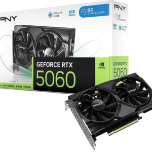 PNY GeForce RTX 5060 8GB GDDR7 OC Dual Fan Graphics Card
