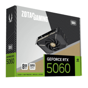 ZOTAC GAMING GeForce RTX 5060 8G GDDR7 SOLO GRAPHICS CARD - 3 years Warranty