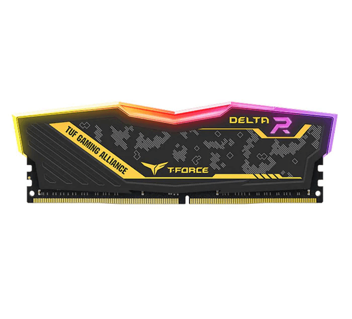 TEAMGROUP T-Force Delta TUF Gaming Alliance RGB DDR4 8GB 3000MHz - 1 Year Warranty